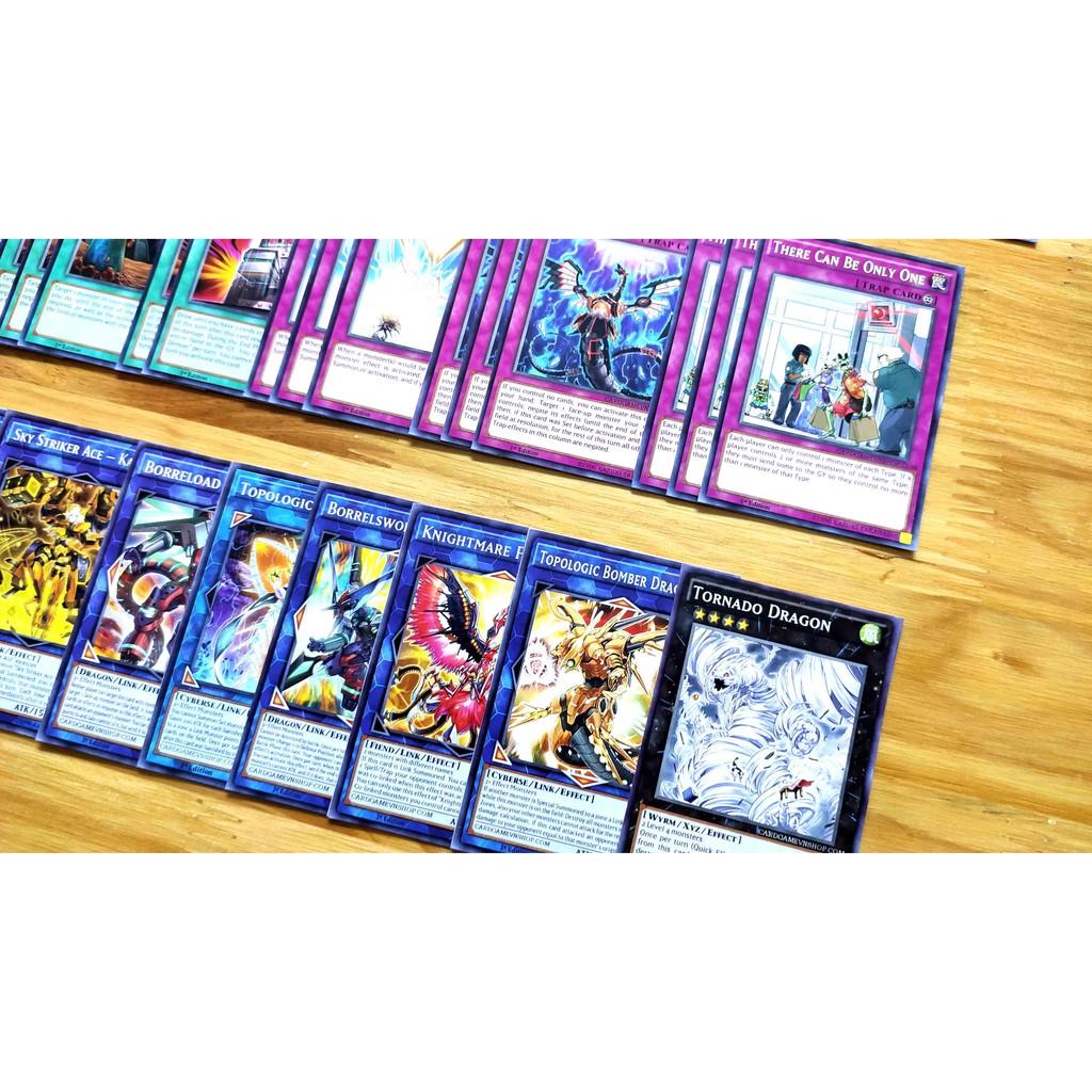 Bài Yugioh ️️ Thẻ bài Yugioh Sky Striker deck 54 lá