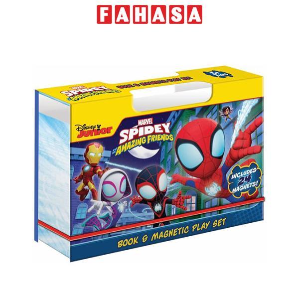Spidey And His Amazing Friends - Book &amp; Magnetic Play Set