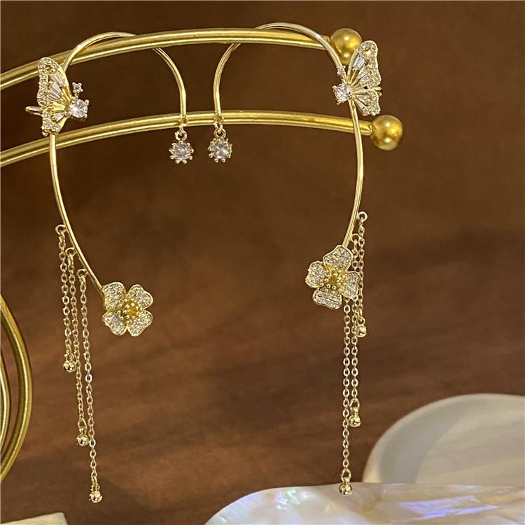 Bướm hoa tai dài hoa tai cao cấp cao cấp