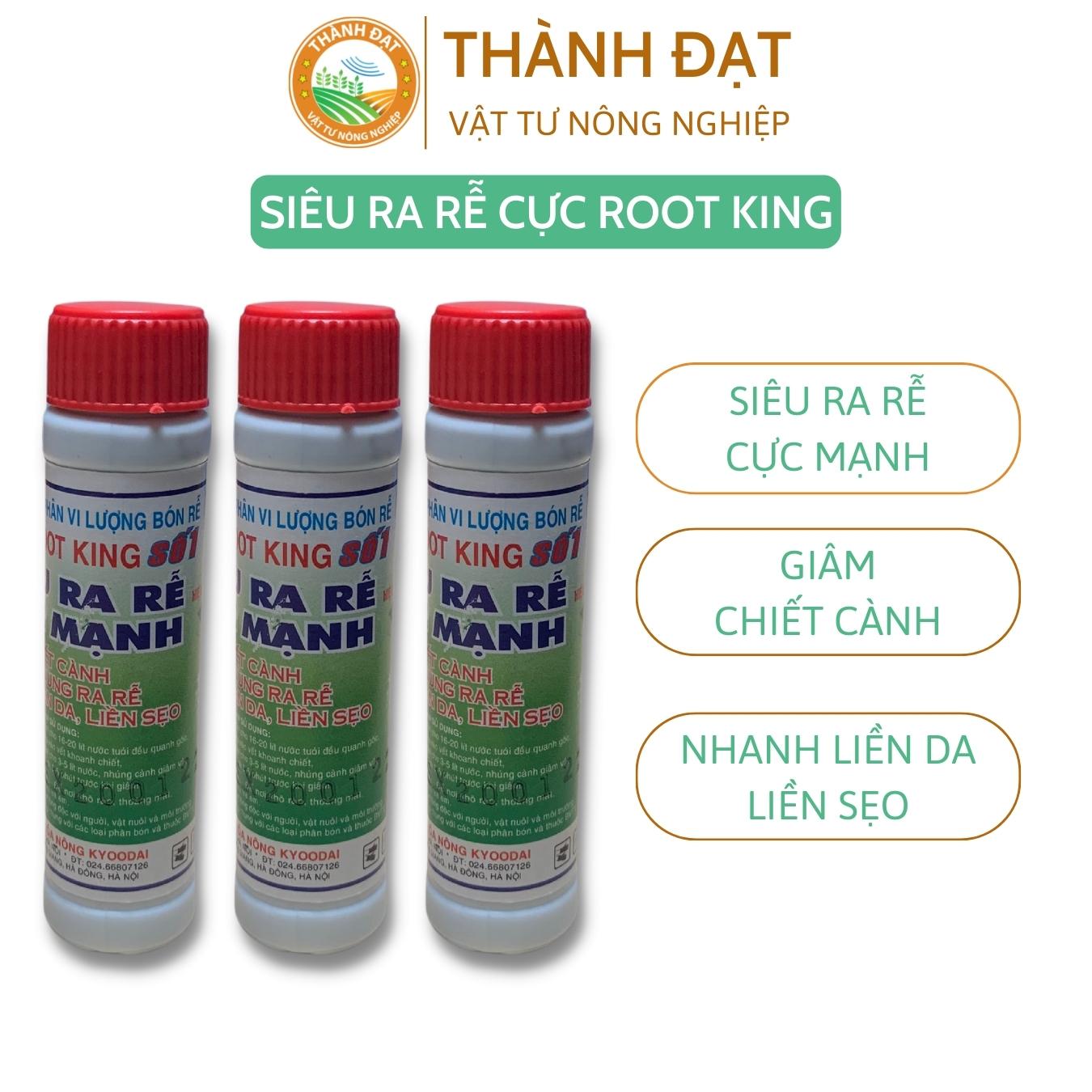 Kích thích ra rễ cực mạnh ROOTKING lọ 20ml, dùng giâm chiết cành, kích rễ, hàng công ty