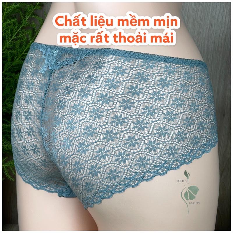 Set 8 quần lót nữ kháng khuẩn hàng Đài Loan lưng cao chất liệu mềm mại thoáng mát reng cực đẹp - M17101