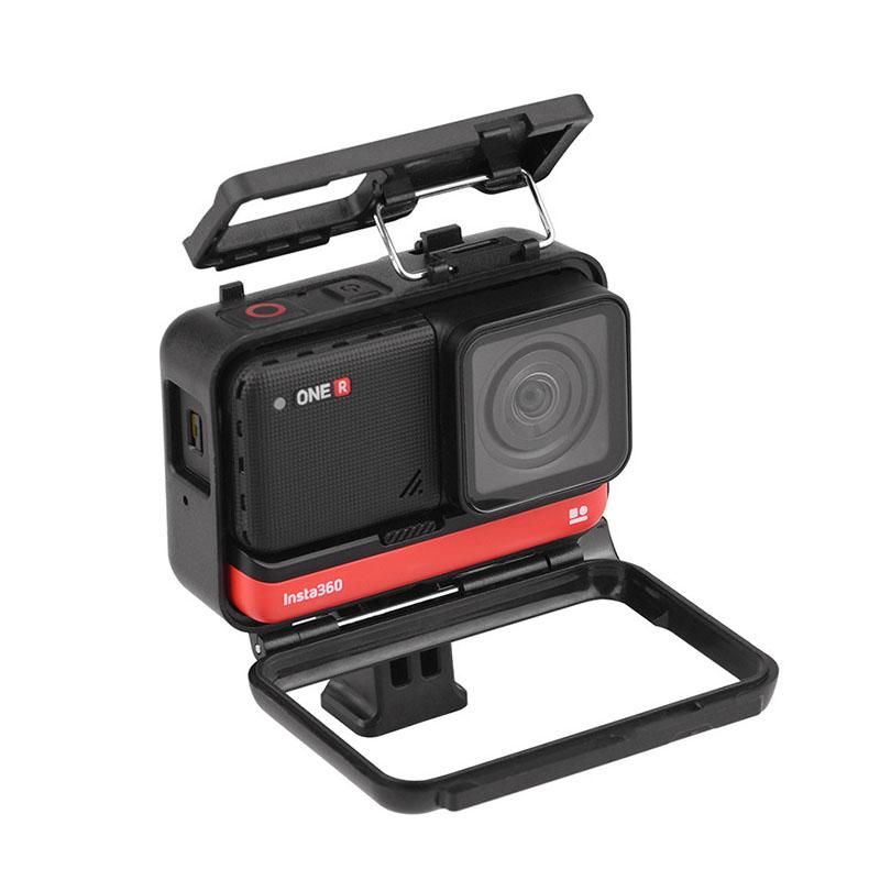 Đối với Insta 360 One R 4K Camera Phụ kiện ống kính kép Mod Glass bảo vệ mũ bảo vệ CASE FRAMECTION CASE STUSING INSTA360 ONER