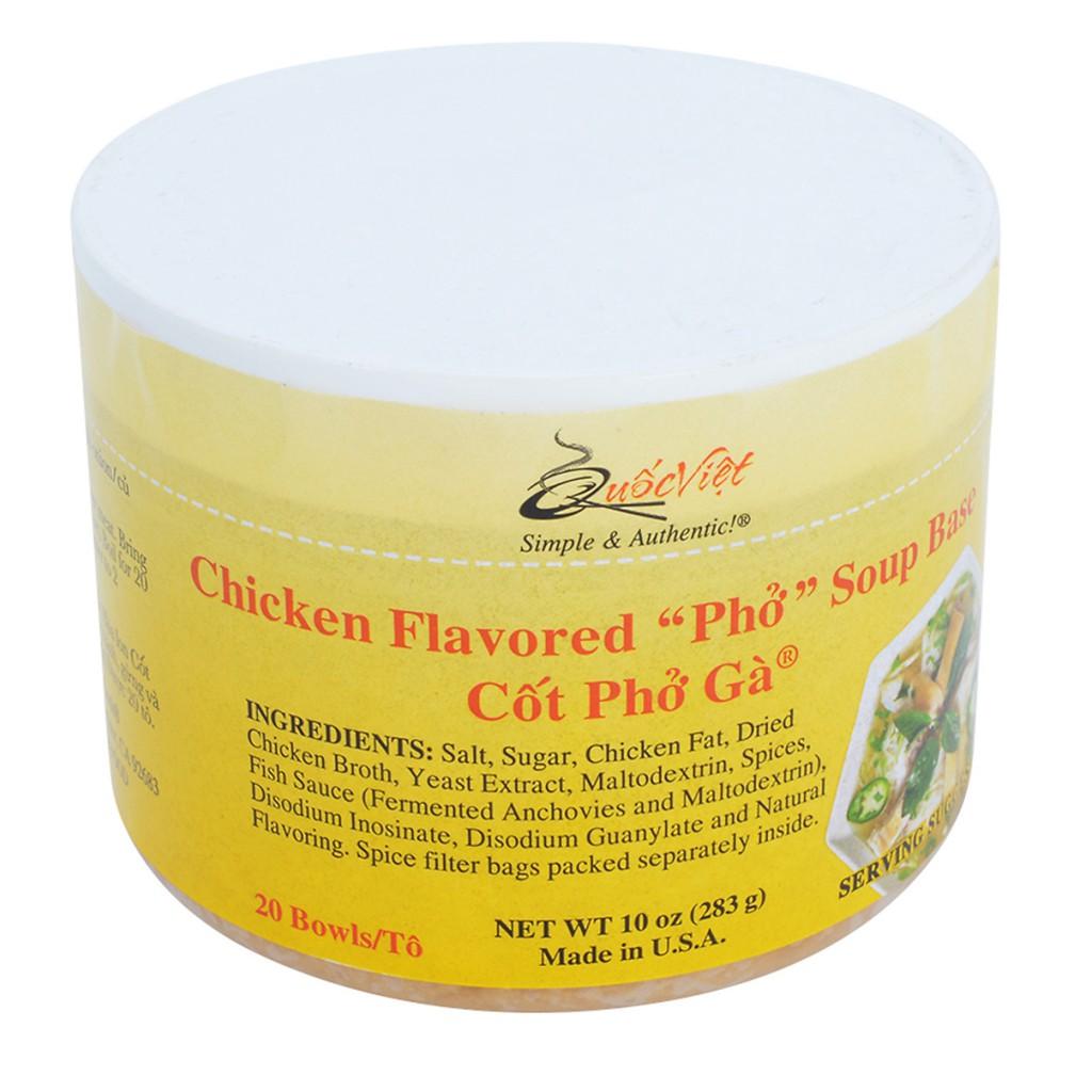 GIA VỊ NẤU Phở Gà Cốt Quốc Việt 300G - Gia vị hoàn chỉnh nhập khẩu