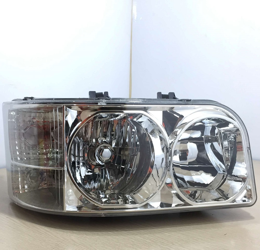 Đèn pha xe tải Jac 15 tấn HFC1253KR1, Trái phải khác nhau, 24V, bóng Halogen