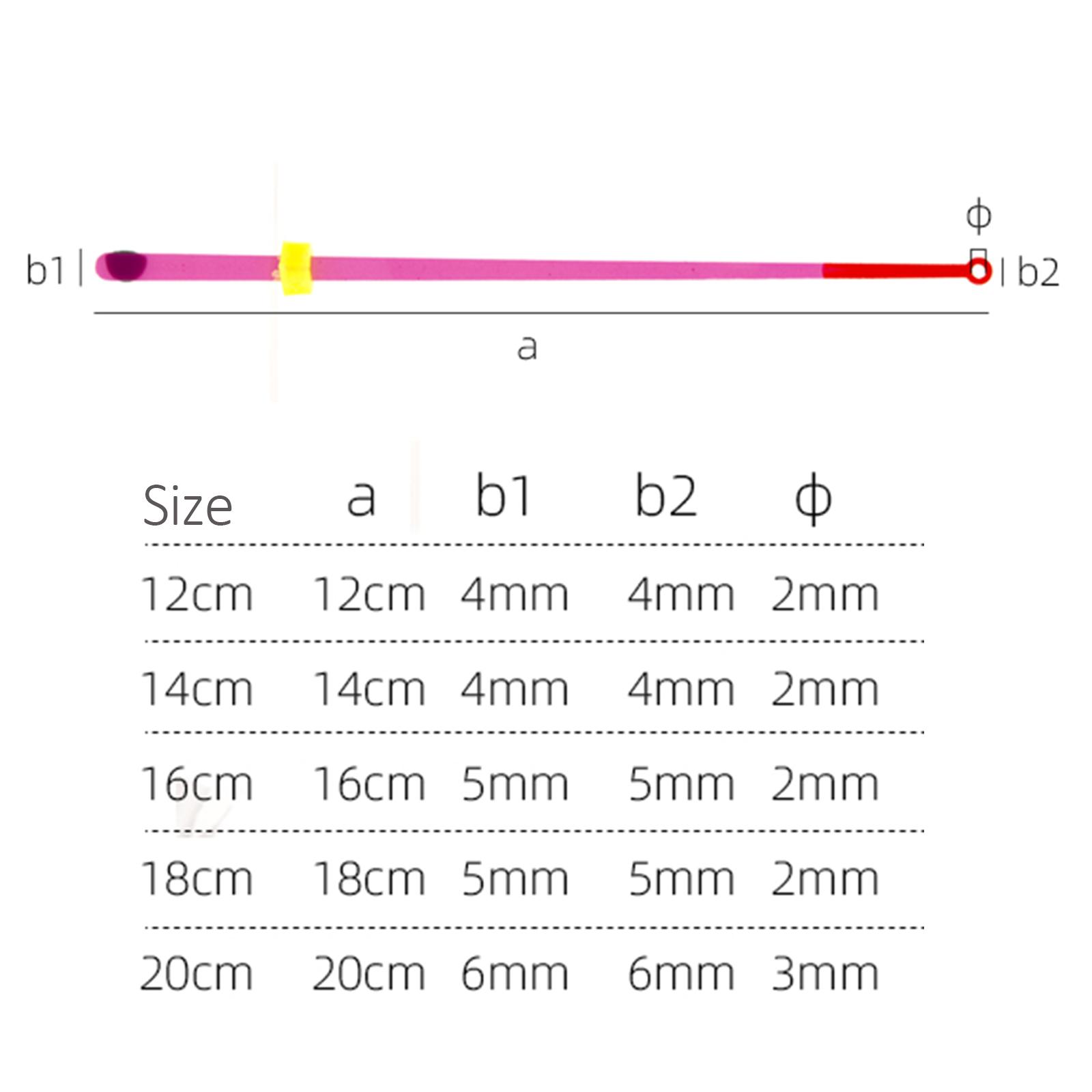 10 Thanh câu cá trên băng - Phụ kiện câu cá làm bằng nhựa ABS, nhẹ và bền