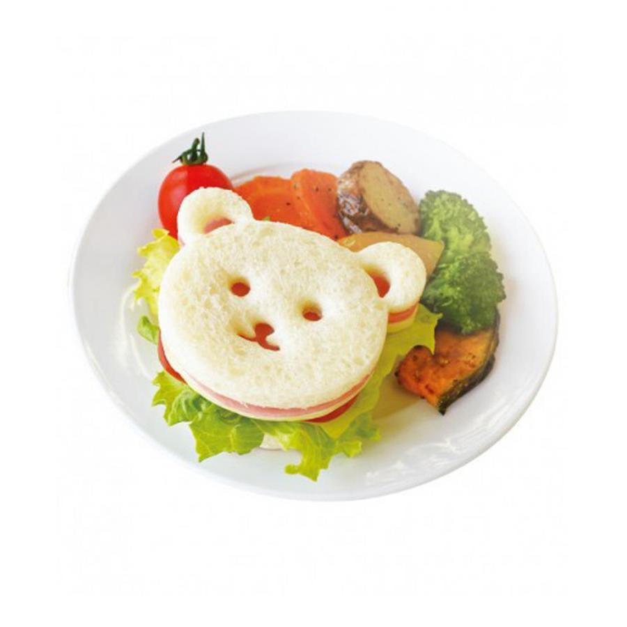 Combo Khuôn cơm, bánh mì tạo hình gấu ngộ nghĩnh và Khuôn tạo hình cơm, trứng hình cá và ô tô nội địa Nhật Bản