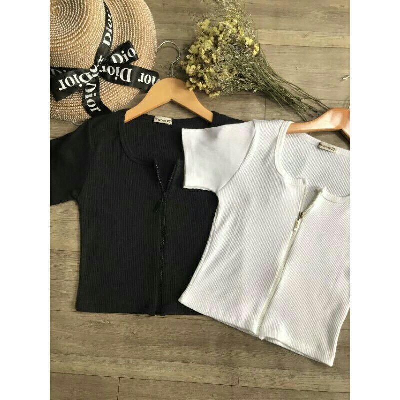 Áo croptop thắt nơ sau lưng