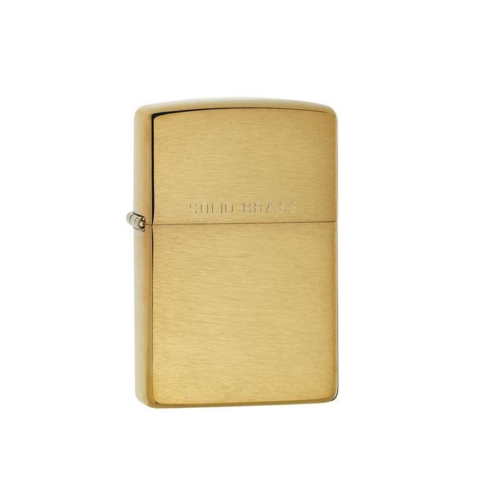 Bật lửa Zippo Brushed Brass Solid 204