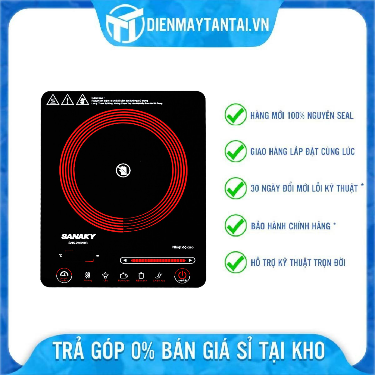 Bếp Hồng Ngoại Sanaky SNK2102HG - Hàng chính hãng