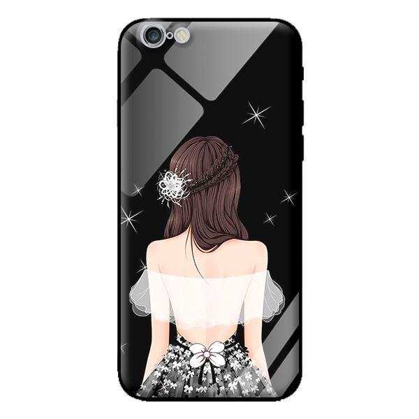 Ốp kính cường lực cho iPhone 6 Plus Cô Gái Áo Trắng - Hàng chính hãng
