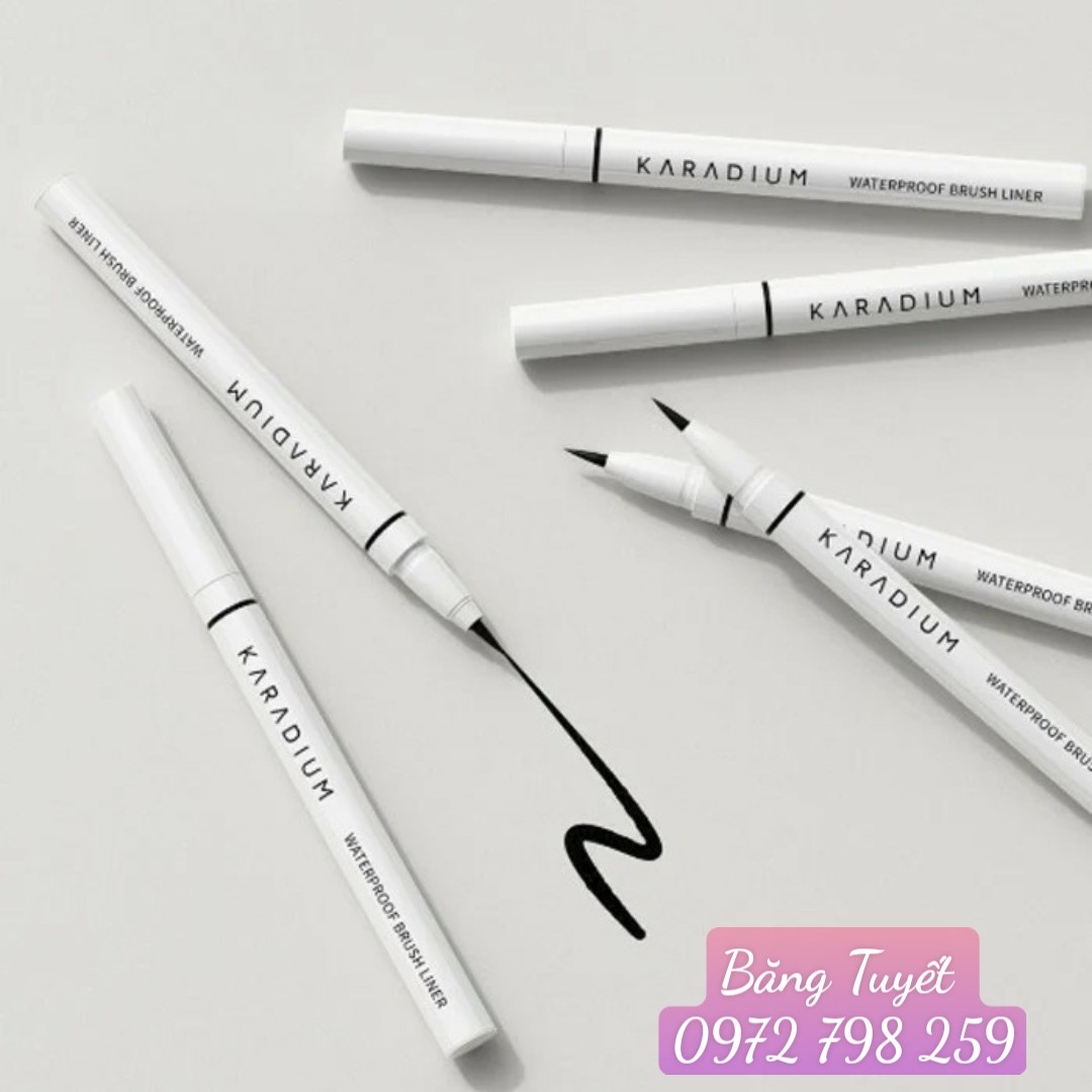 Bút dạ kẻ mắt Karadium WATERPROOF BRUSH LINER