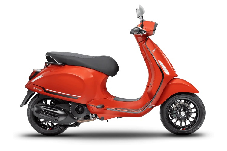 Xe Tay Ga Vespa Sprint S 125 Màu Cam Orange Tramonto