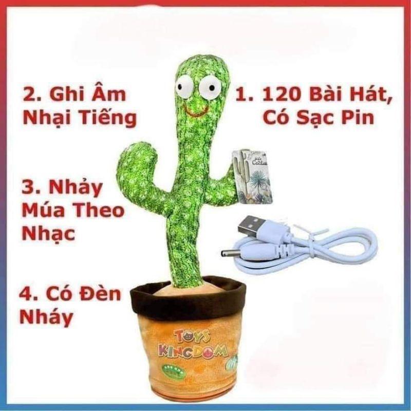 Cây xương rồng biết múa, hát, cử động, xoay người âm thanh vui nhộn