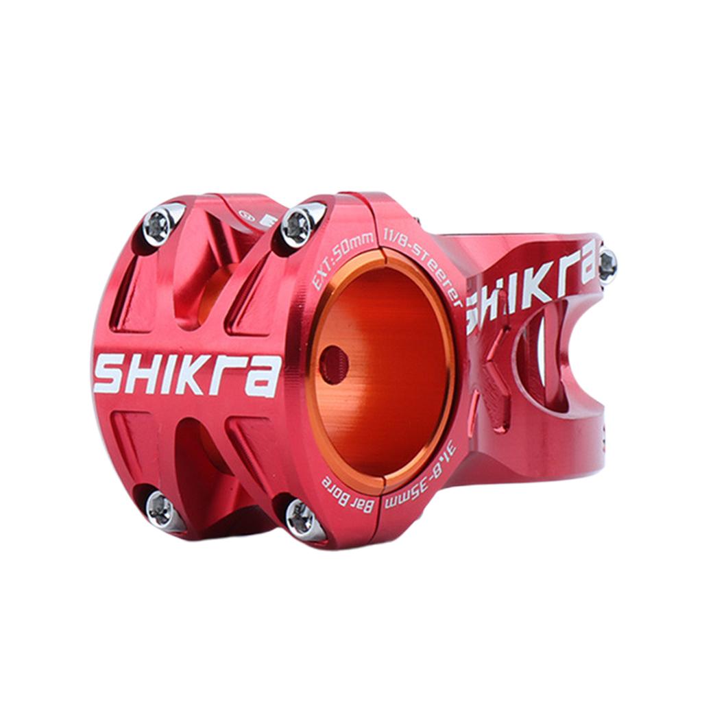 31.8mm Mountain  Handlebar Stem Fixed Gear MTB Bike Riser Bar Red