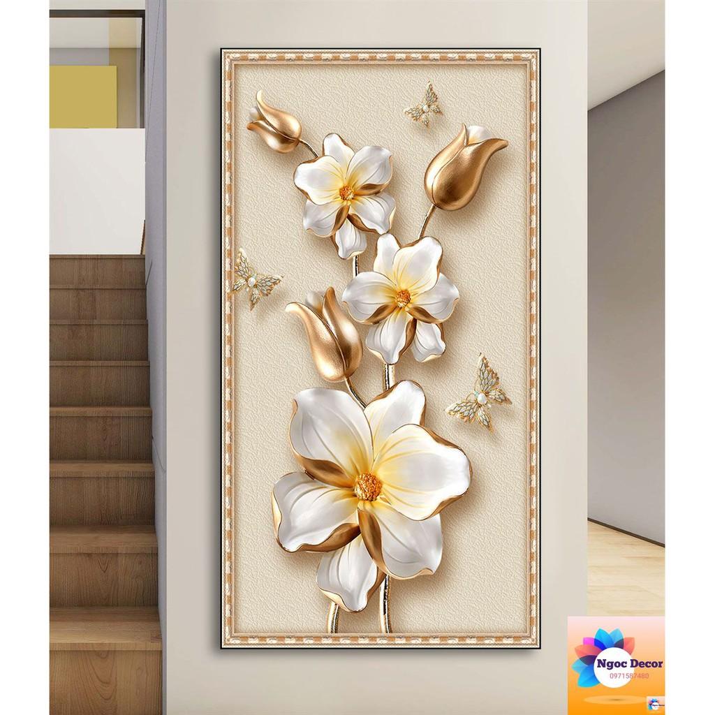 Tranh đơn tráng gương decor trang trí phòng khách, phòng làm việc