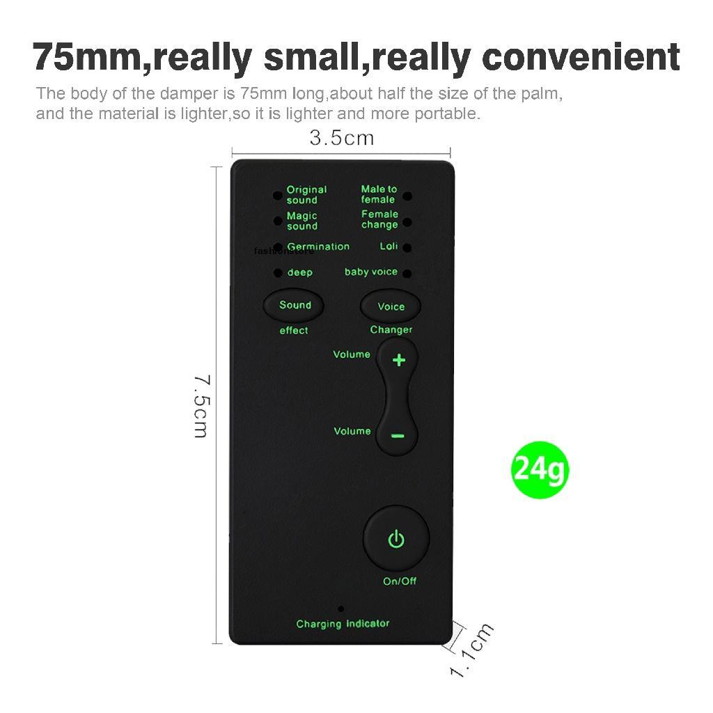 Thiết Bị Chuyển Đổi Giọng Nói Thay Đổi Giọng Nói Với 7 Màu Khác Nhau Cho Laptop /