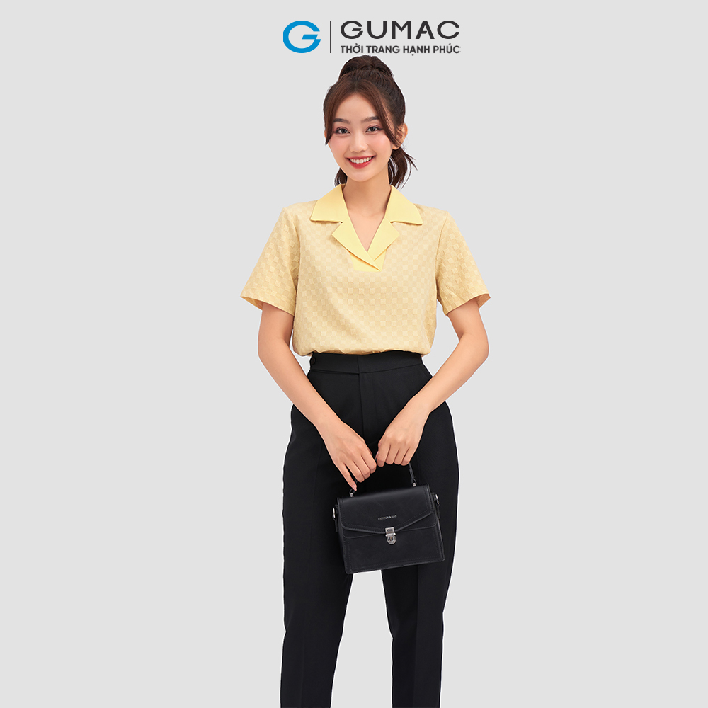 Quần ống đứng lưng kiểu thời trang GUMAC QC11041