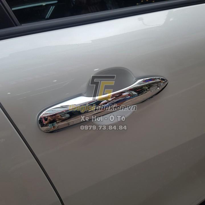 Combo bộ ốp tay nắm cửa mạ Crom và hõm cửa 3M xe Toyota Corolla Cross