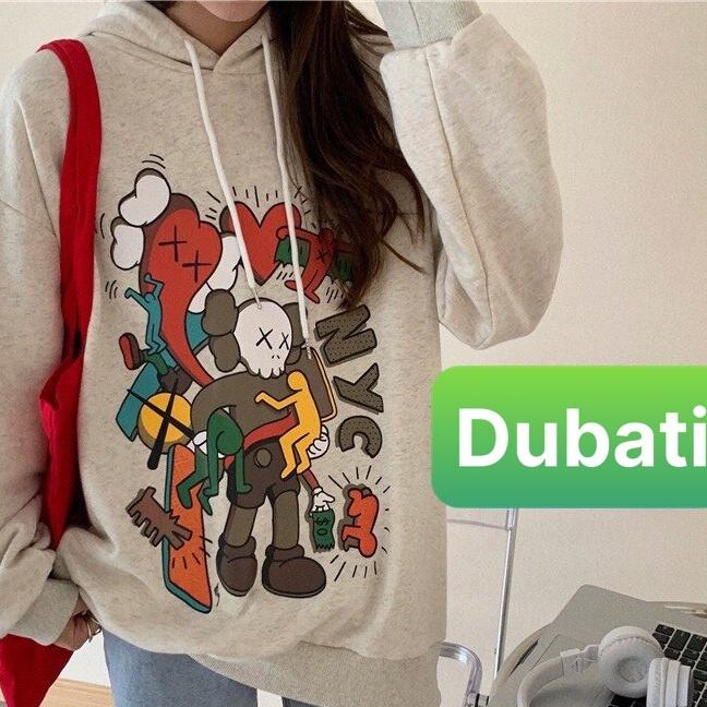 ÁO KHOÁC NỈ NAM NỮ, ÁO HOODIE HOẠT HÌNH KWASH PHÙ HỢP ĐI HỌC, ĐI CHƠI- DUBATI FASHION