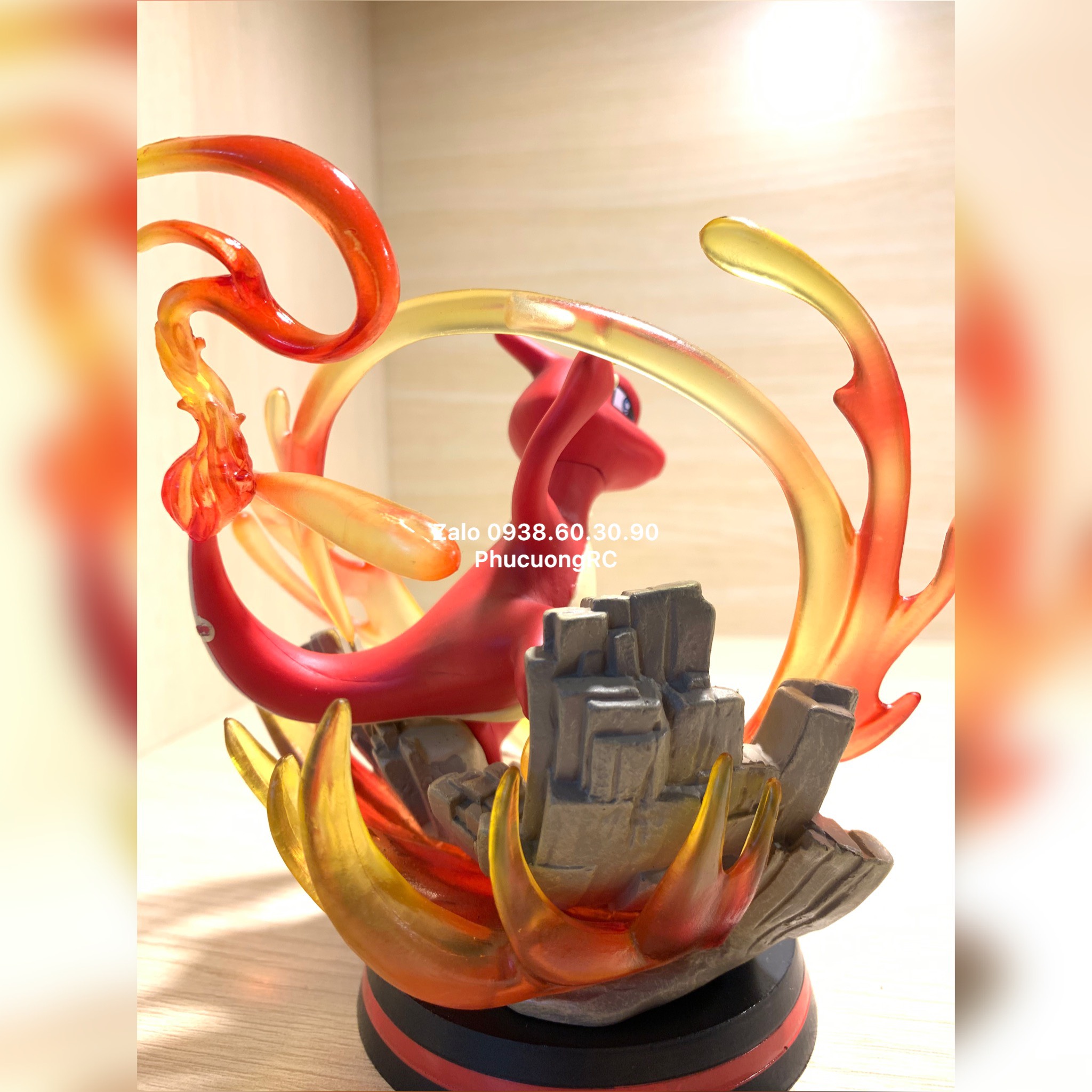 Mô hình Pokemon - Khủng long lửa hiệu ứng lửa cấp 2