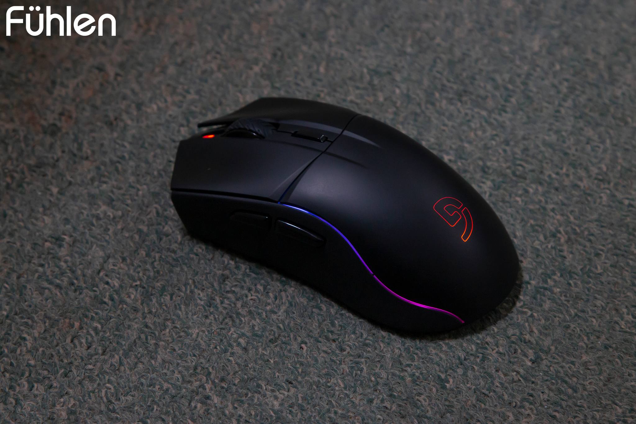 Chuột gaming Bluetooth Fuhlen D60s RGB, DPI 10000, 3 Mode kết nối, App chỉnh macro, BH 2 năm- Hàng chính hãng