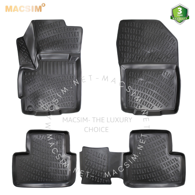 Thảm lót sàn ô tô nhựa TPU Silicon Mitsubishi outlander sport 2013- 2019 Nhãn hiệu Macsim