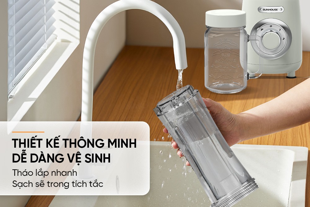 [Hàng chính hãng] Máy xay sinh tố đa năng Sunhouse SHD5320