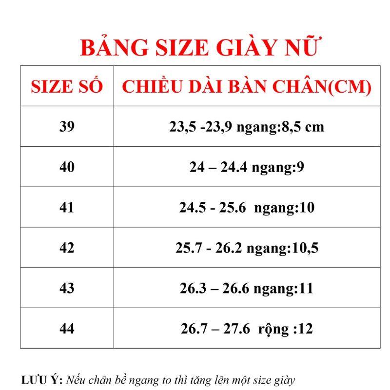 Giày cao gót nữ bigsize số to size lớn 41 42 43 44 cao 5 phân