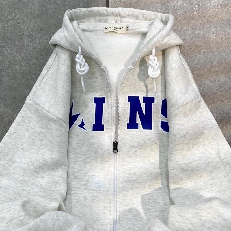 Áo Khoác Hoodie zip nỉ bông ️INS màu NÂU/XÁM Nam nữ unisex Áo Hoodie dây kéo form rộng Jaystoree