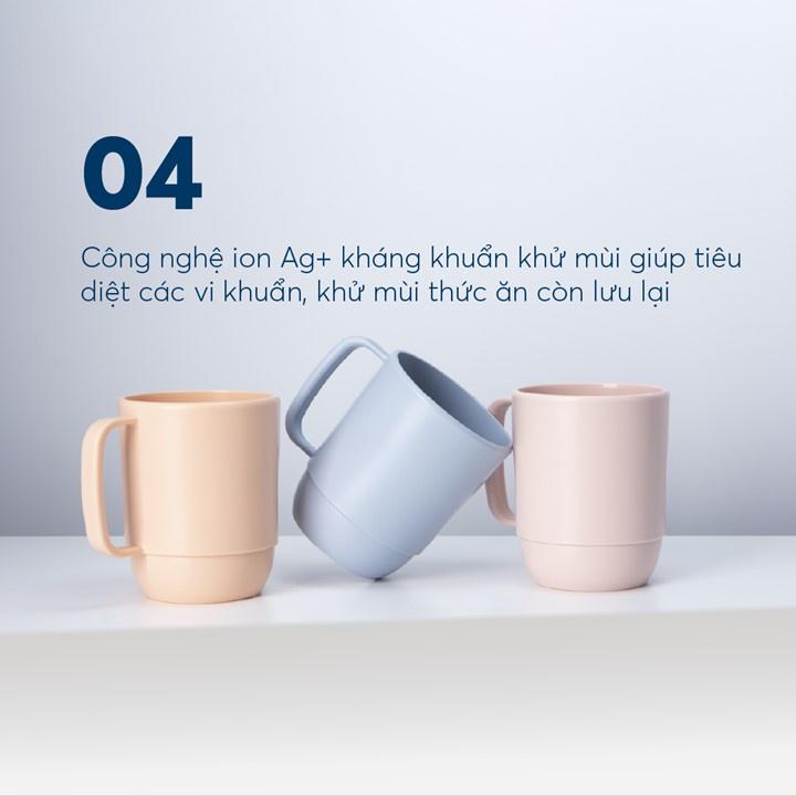 Bộ 02 cốc nước cao Amori 350ml-inochi-chất lượng chuẩn Nhật bản