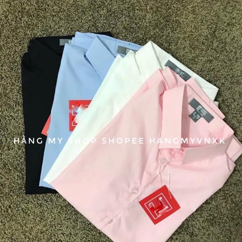 (Size 40-60kg) Áo Sơ Mi Nữ Công Sở Dài Tay Ngắn tay 4 Màu chất đẹp không nhăn