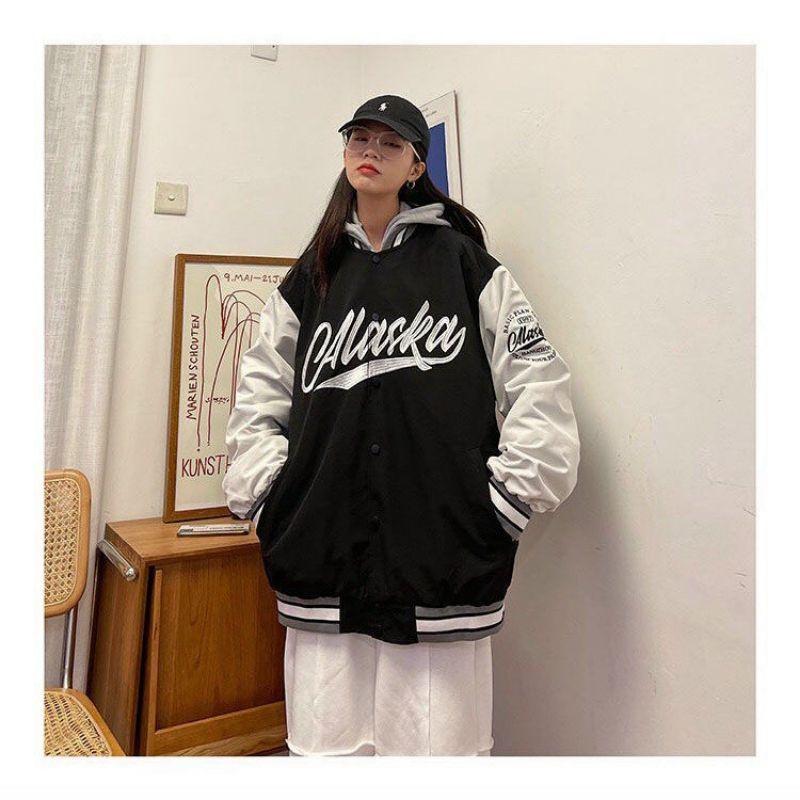 Áo Khoác Dù Bomber Calaska Ulzzang 2 lớp Siêu Hot mới ra lò, Áo khoác Bomber dù Unisex Ulzzang nam nữ Nhiều Mẫu Hot Áo Bomber dù 2 lớp lên from mặc siêu đẹp