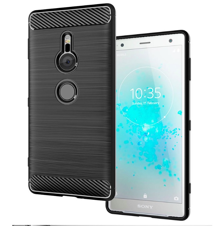 Ốp lưng chống sốc Vân Sợi Carbon cho Sony Xperia XZ2