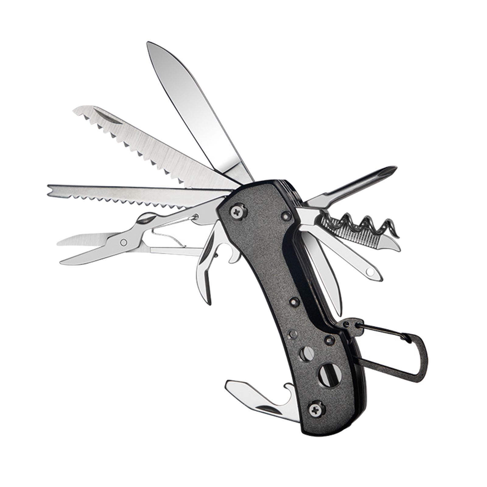 Pocket Multitool Pliers Saw Foldable for Survival Hiking Outdoor
