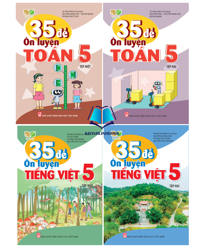 Sách - Combo 35 Đề ôn luyện Toán + Tiếng việt lớp 5 (Kết nối tri thức với cuộc sống)