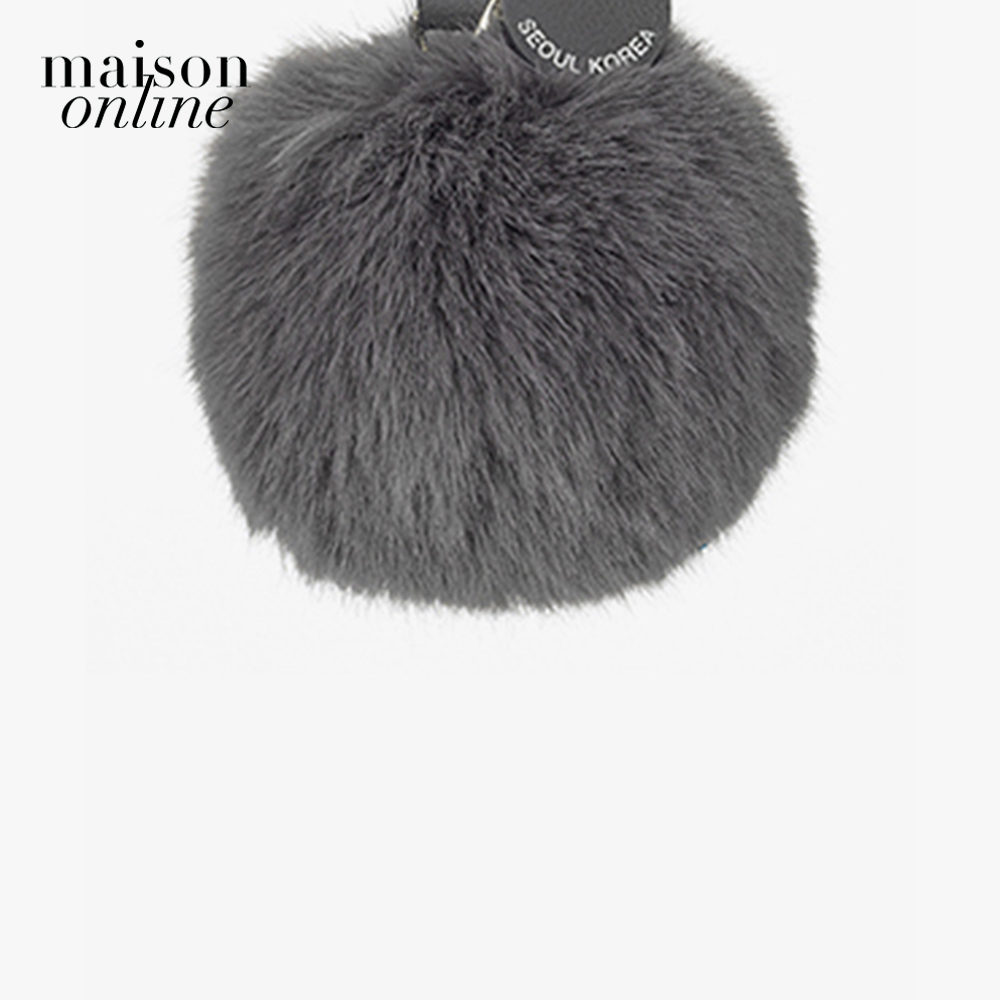 Marhen.J - Móc khóa túi hình tròn Cotton Candy Fur Charm MJ19CCANDY-CH