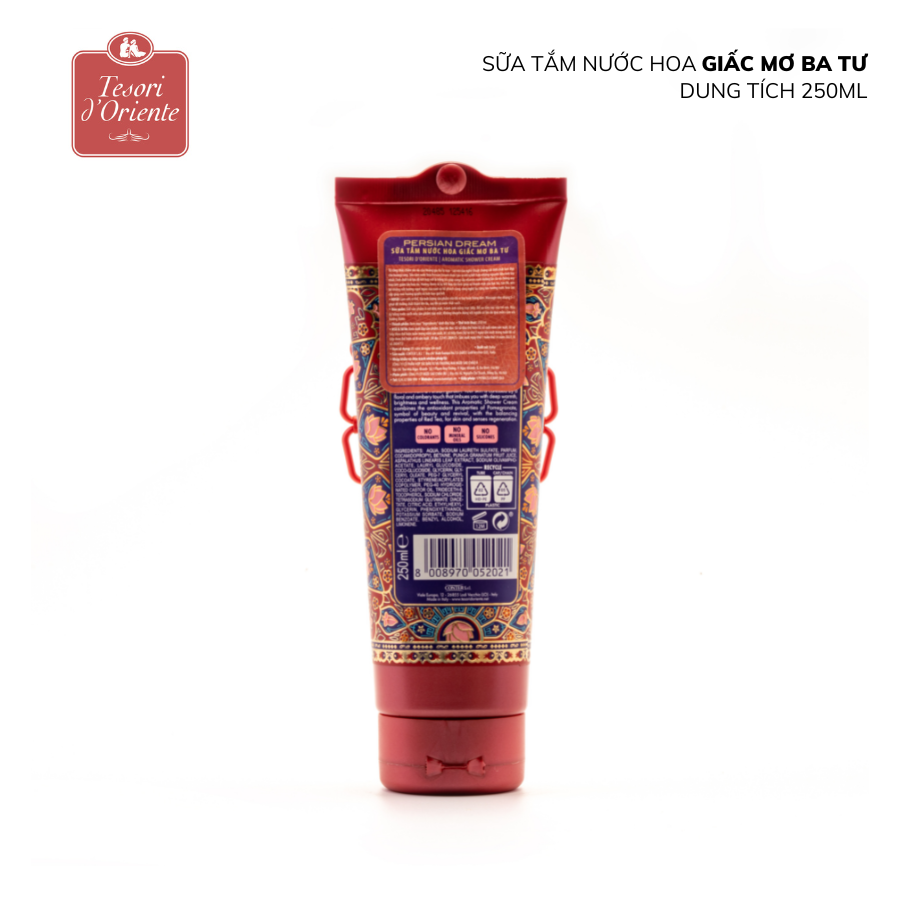 Sữa tắm Tesori d’Oriente Giấc mơ Ba Tư 250ml