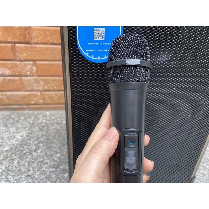 Loa karaoke hát hay giá rẻ BNIB T8 thùng gỗ bass 2 tấc tặng kèm 2 mic không dây