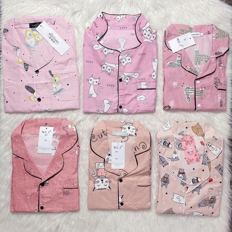 Bộ pijama, bộ ngủ mặc nhà lụa satin cao cấp mềm mịn, không xù