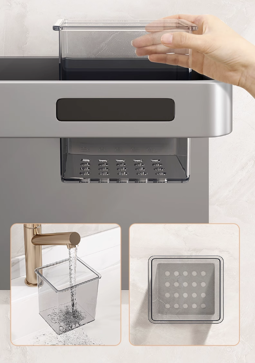 Kệ treo máy sấy tóc không khoan tường Drying Hair Shelf M2F Nhôm Cao Cấp