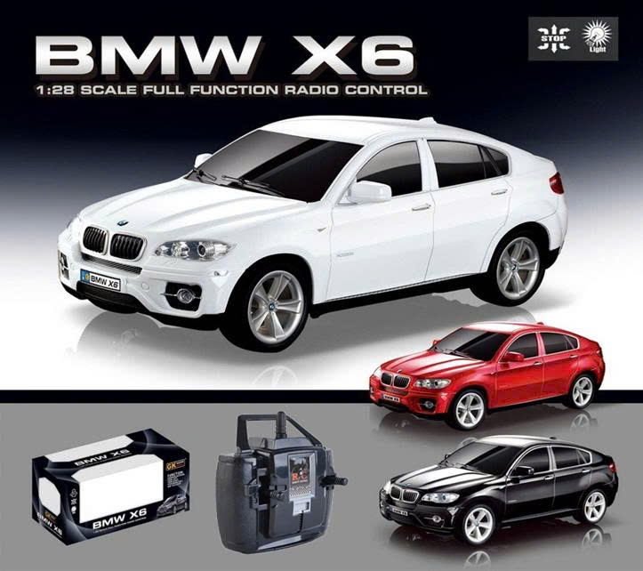 GOUKAI - 866-2802 Mô hình xe ô tô BMW X6 tỷ lệ 1:28 điều khiển R/C  (KT 25x110x12cm)
