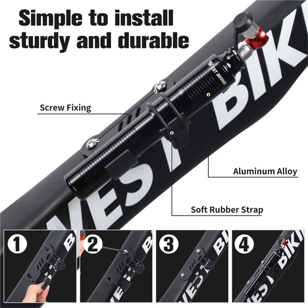 Máy bơm xe đạp di động