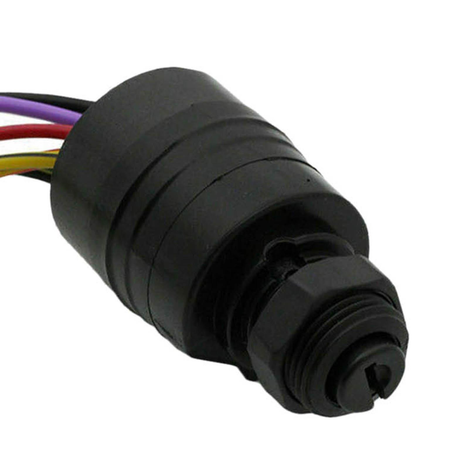 Ignition Key Switch, 3 Position Replacement 6 Wire Key Starter Switch Fit for Mercury Boat Part