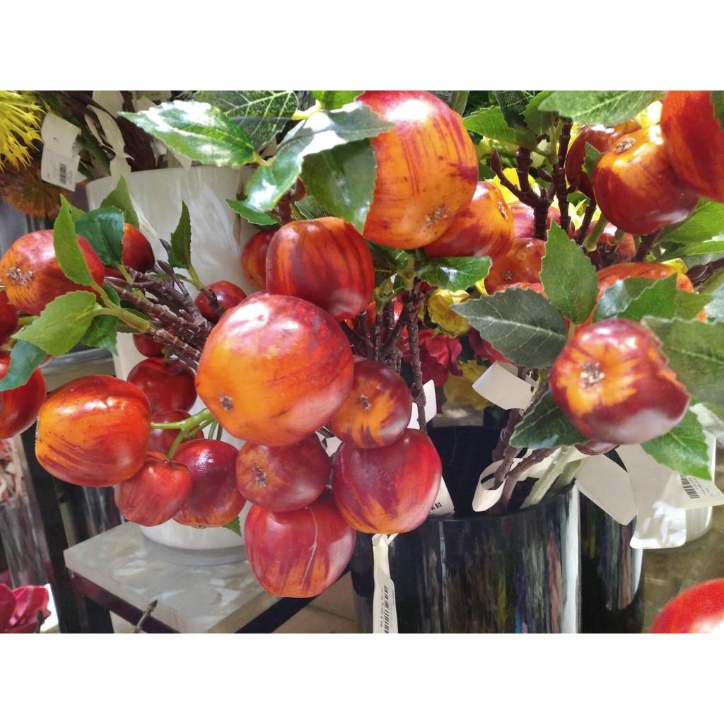 Cành táo trang trí - cây giả, dài 35cm,chất lượng cao hàng loại 1. Trang trí nhà cửa, cắm lọ, phụ kiện chụp ảnh