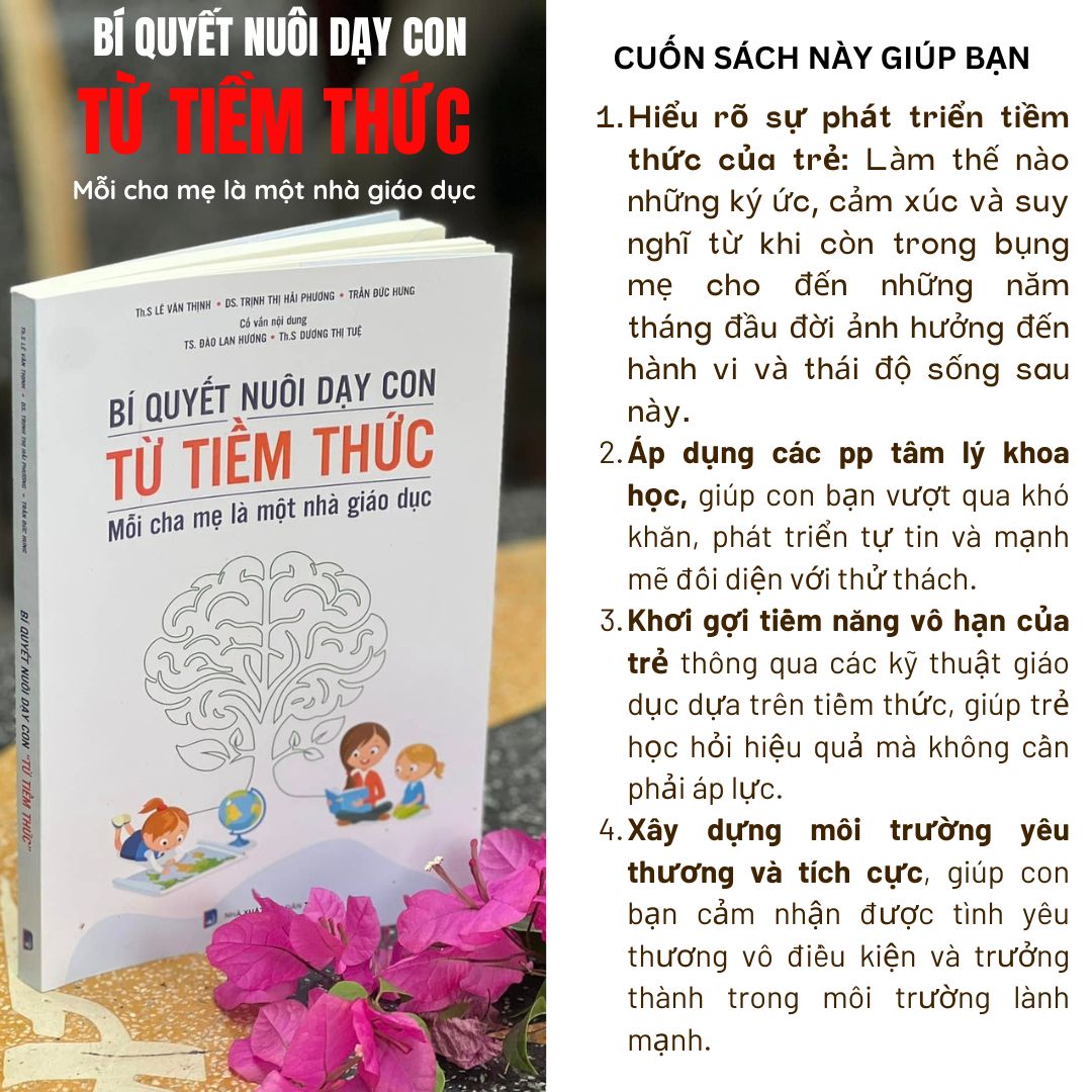 Sách BÍ QUYẾT NUÔI DẠY CON TỪ TIỀM THỨC