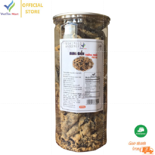 Snack Rong Biển Sấy Giòn Lắc Trứng Muối Phomai Viettinmart 200g