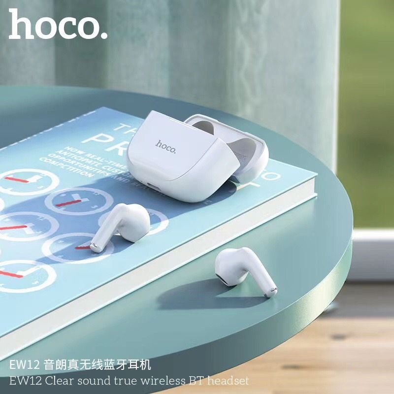 Tai Nghe Bluetooth True Wireless dành cho Hoco EW12, Thiết Kế Cao Cấp, Tinh Tế, Ấm Thanh Ấn Tượng, Khử Tiếng Ồn, Kết Nối Ổn Định - Hàng Chính Hãng.