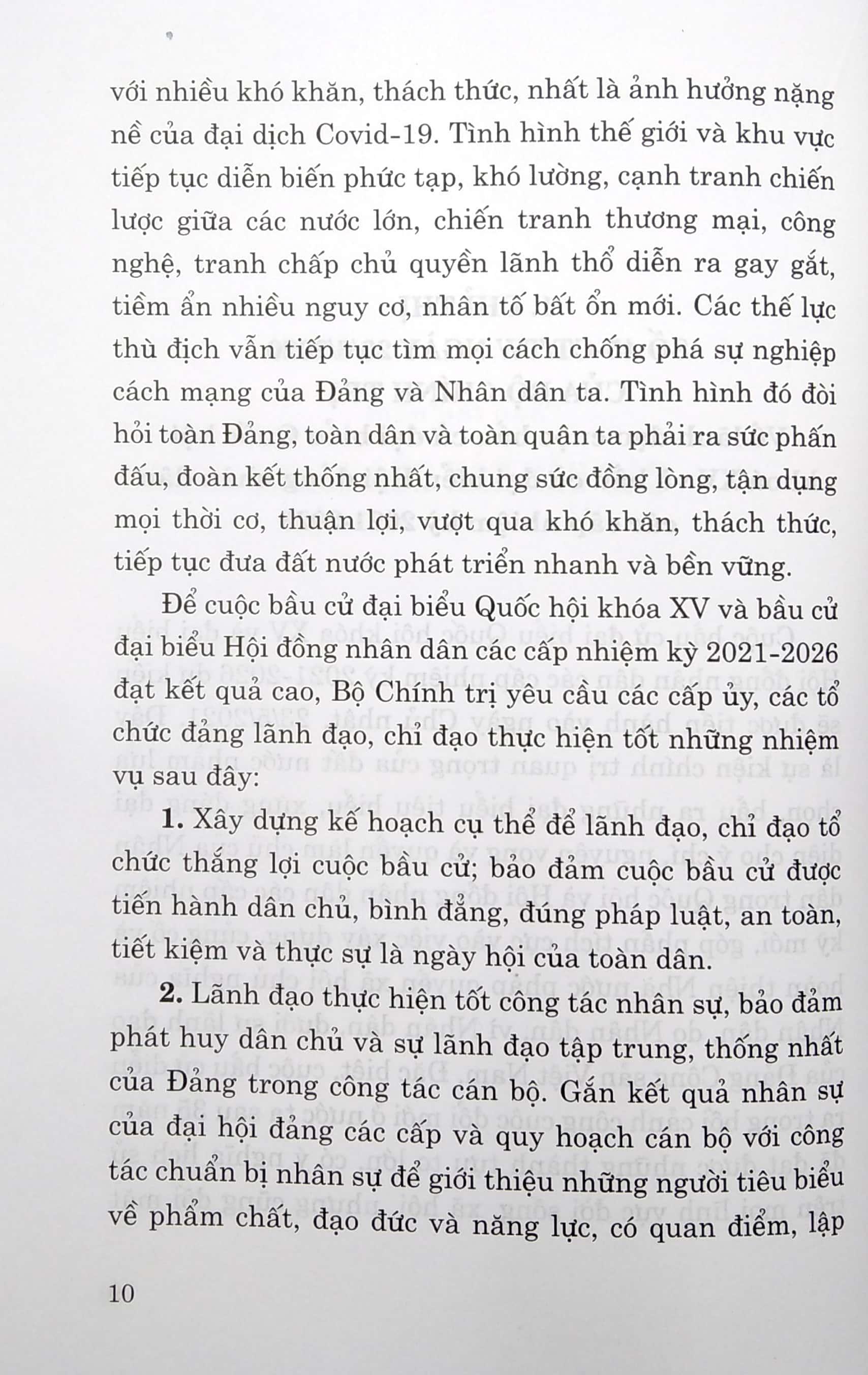 Các Văn Bản Chỉ Đạo, Hướng Dẫn Bầu Cử Đại Biểu Quốc Hội Khóa Xv Và Đại Biểu Hội Đồng Nhân Dân Các Cấp Nhiệm Kỳ 2021-2026