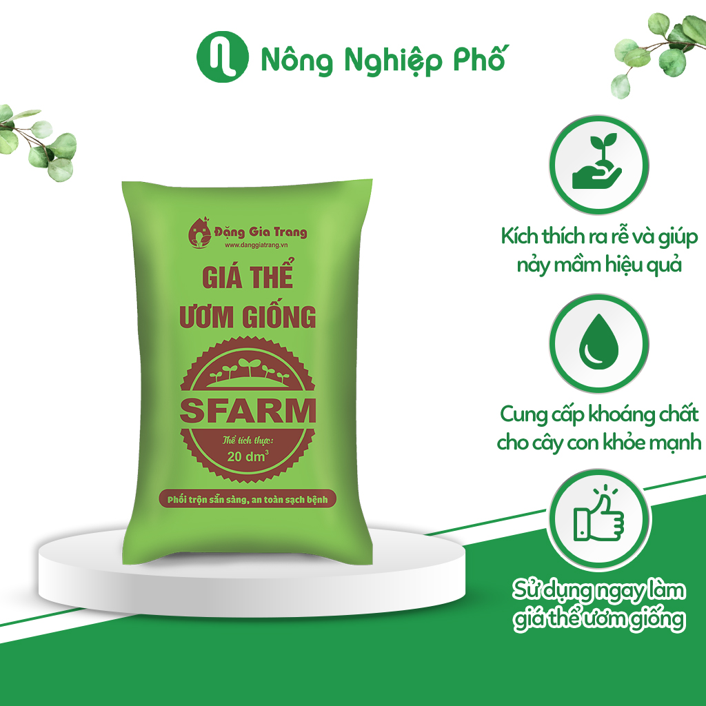 Giá thể ươm giống ươm hạt Sfarm