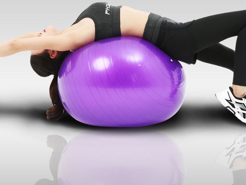 Bóng Tập Yoga, Bóng Yoga Tròn Cỡ Đại 65cm Cao Cấp - Chính Hãng (Hàng nhập khẩu)